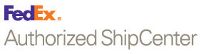 Fedex authorized shipping center logo
